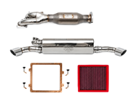 Fabspeed STREET Sport Exhaust Performance Package, Dual Outlet. Porsche 911 Carrera 3.2 (1984-1989) - 93011104300, 93011104301, 93011104303 - FS.POR.911.SC, FB286/08, FS.POR.911.ABX32, FS.POR.911.MAXD